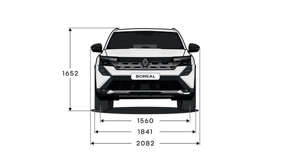 dimensions Renault Boreal