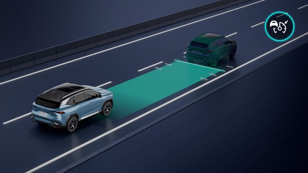 Renault Boreal full hybrid E-Tech - régulateur de vitesse adaptatif avec Stop & Go