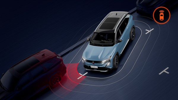 aide au parking avant - Renault Boreal full hybrid E-Tech