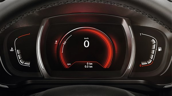 Renault KADJAR - Compteur - Ambiance rouge